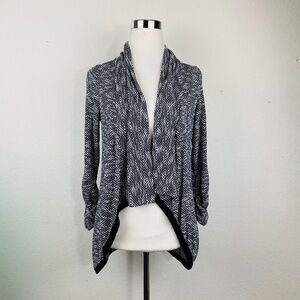 MAUVE CARDIGAN L M SWEATER OPEN Brown Long Sleeve.